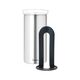 Буркан brabantia за 18 броя кафе-капсули, matt steel fingerprint proof, transparent lid
