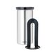 Буркан за 18 броя кафе-капсули brabantia matt steel fingerprint proof, grey lid
