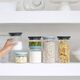 Буркан стъклен brabantia stackable 0.3l, dark grey