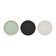 Буркани комплект brabantia stackable 0.3l+0.6l+1.1l, light grey/dark grey/jade green, 3 броя