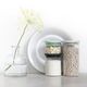 Буркани комплект brabantia stackable 0.3l+0.6l+1.1l, light grey/dark grey/jade green, 3 броя
