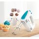 Миксер, bosch hand mixer, clevermixx, 375 w, white/blue