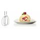 Миксер, bosch hand mixer, clevermixx, 375 w, white/blue