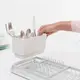 Сушилник за съдове brabantia light grey, компактен