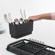 Сушилник за съдове brabantia dark grey, компактен
