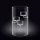 Троен свещник wilmax thermo glass 20 см