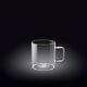 Чаша за кафе wilmax thermo glass 160 мл термо стъкло