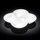 Плато за сервиране wilmax white 4 секции 22х22 см