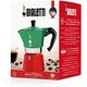 Кафеварка moka express italy bialetti 6 чаши tricolore