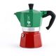 Кафеварка moka express italy bialetti 6 чаши tricolore