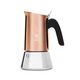 Кафеварка new venus bialetti 4 чаши индукционна медна