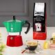Кафеварка moka express italy bialetti 6 чаши tricolore