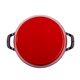 Кръгъл сач с две дръжки surel 22 см чугун червен
