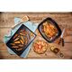 Тава с незалепващо покритие stellar bakeware 38x25 cм