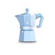 Кафеварка moka exclusive bialetti 6 чаши, светлосиня