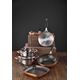 Плитка тенджера bergner copper неръждаема стома 28х7 см 3.8 л, с капак