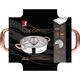 Плитка тенджера bergner copper неръждаема стома 28х7 см 3.8 л, с капак