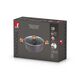 Тенджера bergner charcoal 28х12.5 см с капак, кован алуминий multiclad