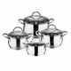 Комплект тенджери bergner gourmet 8 части
