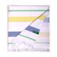 Плажна кърпа хамам benetton rainbow 80х165см синьо и жълто
