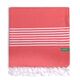 Плажна кърпа хамам benetton rainbow 80х165см червена