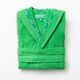 Халат за баня benetton rainbow l/xl зелен, с качулка