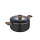 Тенджера bergner earth black 20х11.5см с капак
