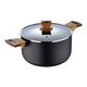 Тенджера bergner earth black 24х13.5см с капак